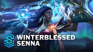 Winterblessed Senna Skin Spotlight  League of Legends [upl. by Drofiar605]