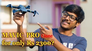 DJI Mavic Pro Clone Eachine E58 Drone Review amp Flight Test [upl. by Tarabar]