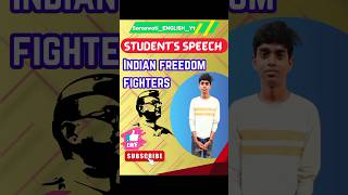 Indian Freedom Fighters Divyansh’s Tribute  Saraswati English YT Shorts saraswaticlasses [upl. by Joung]