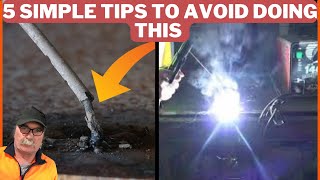 Striking an Arc with a Stick Welder  5 Tips Every Beginner Needs to Know [upl. by Damalis]