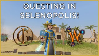 Wizard101 Questing in Selenopolis [upl. by Firmin]