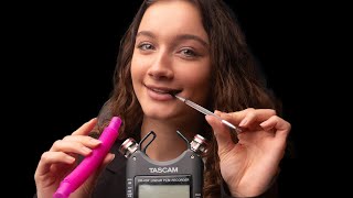 ASMR  Super Intensive Mouth Sounds tascam [upl. by Ecyle]