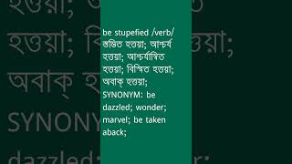 be stupefied Meaning in Bengali  be stupefied শব্দের অর্থ কী  Ovinary [upl. by Eedrahs769]