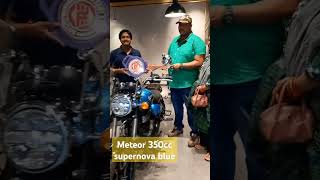 Meteor 350cc Supernova blue delivery a PGS motors puri odisha cont7440004424 [upl. by Abrahamsen231]