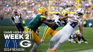 Indianapolis Colts vs Green Bay Packers  2024 Week 2 Game Highlights [upl. by Samul]