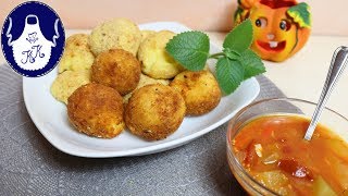 Kartoffel  Käse  Bällchen  Kroketten [upl. by Tioneb93]