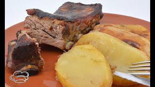 Costilla de cerdo asada al horno con miel y mostaza [upl. by Fi]