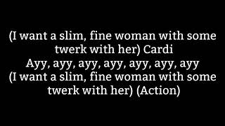 City Girls  Twerk Ft Cardi B  Lyrics [upl. by Eanrahs]