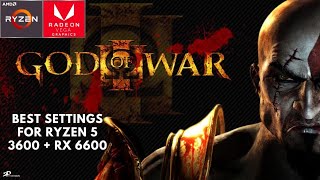 God Of War 3 60FPS RPCS3 Best Settings For Ryzen 5 3600  RX 6600  2023 [upl. by Ecirb]