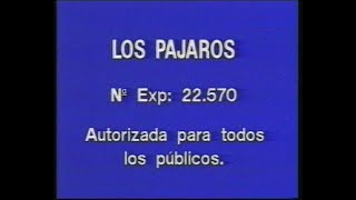 Los pájaros Cierre VHS 1989 [upl. by Killarney733]