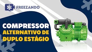 Compressor Alternativo de Duplo Estágio [upl. by Bethena]