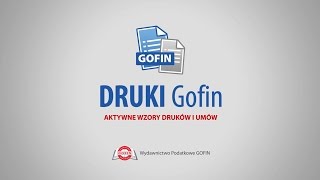 Program DRUKI Gofin  Informacje o programie [upl. by Yrrat411]