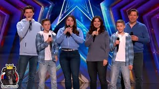 Sharpe Family Singers Full Performance amp Comments  Americas Got Talent 2023 Auditions Week 5 [upl. by Noby88]