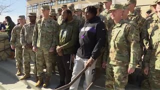 Jones brothers honor Fort Bliss soldiers [upl. by Dlarrej]