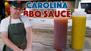 Carolina BBQ Sauce 2 Ways Vinegar Pepper BBQ Sauce amp Mustard BBQ Sauce Recipe [upl. by Emilio]