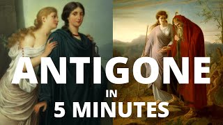 Antigone  Book summary in English Animated [upl. by Orodoet]