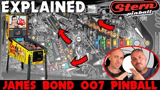 Stern James Bond Pinball Machine  Playfield amp Shots explained  Exclusive Reveal  Skill Shots [upl. by Kingsly]