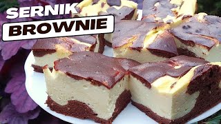 PRZEPIS NA KETO SERNIK NAJLEPSZY SERNIKOBROWNIE [upl. by Hekking]