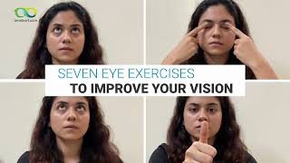 7 Easy Eye Exercises To Improve Your Vision [upl. by Naeloj]