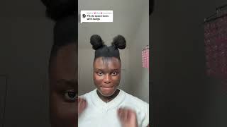 So little bangs🤣😂 hairstyles hairtutorial shortsvideo [upl. by Feilak]