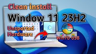 Window 11 Clean install unsupported hardware [upl. by Truelove251]