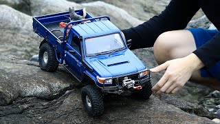 Rc Crawler RC 4WD Killerbody Toyota LC70  Crossing Waterfalls  Rc Cars Off Road [upl. by Martinsen]