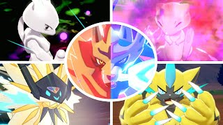 Pokémon Sword amp Shield  All Legendary Pokémon  Signature Moves [upl. by Taft561]