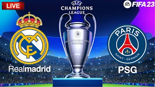 🔴Real Madrid vs PSG Live  UEFA champions League 2024 Live  FIFA 24 gameplay [upl. by Mosby967]