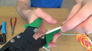 RJ45 Crimp Tool Review the difference between a cheap £2 and expensive £25 Tool [upl. by Artapoelc]