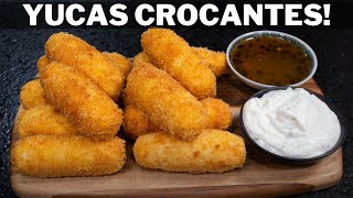 Piqueo para compartir YUCAS CROCANTES Facil y Ricos  Abelca [upl. by Reider]