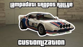 GTA Online  Lampadati Tropos Rallye Customization Rally Series [upl. by Euhsoj]