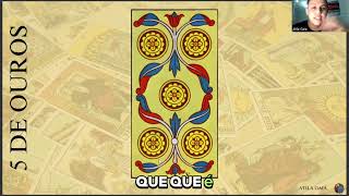 TAROT  5 DE OUROS MARSELHA  ATILA GAIA [upl. by Zabrina443]