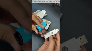 HP 818w 64GB vs HP 712w 64 GB USB 32 Pen Drive detail comparison  copy paste test Review short [upl. by Safire454]