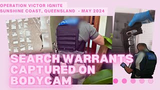 BODYCAM Search Warrant  40 Arrests  Trafficking  Raids [upl. by Sadnalor]