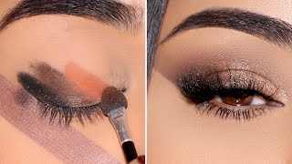 How To 5 Minute Quick Bronze Smokey Eye [upl. by Thurber]