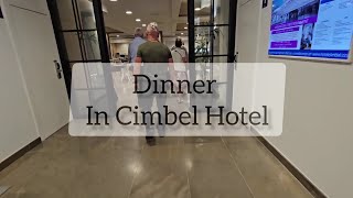 Dinner in Hotel Cimbel Benidorm Spain vlog [upl. by Gnol]