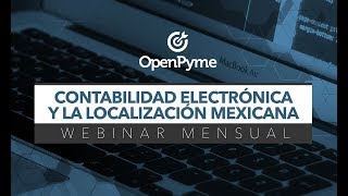 Contabilidad electrónica y la Localización mexicana para OpenERPOdoo [upl. by Licec]