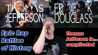 Epic Rap Battles of History  Thomas Jefferson vs Frederick Douglass  A History Teacher Reacts [upl. by Atila]