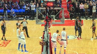 Dirk Nowitzki Gets Standing Ovation At Staples Center  1500th Career Game  Clippers  Los Angeles [upl. by Odlabso]