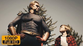 Homelander teaches son to fly  Antony Starr and Shantel VanSanten  The Boys 2020 [upl. by Noillid]