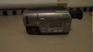 1999 Sony Handycam CCDTR517 [upl. by Aleedis]