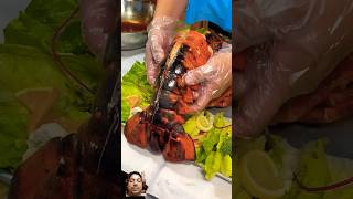 The biggest lobster lve ever seen reaction video lobster food cooking seafood shortvideo [upl. by Turmel]