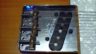 Installing Wilkinson Vintage Style Bridge on Fender Telecaster Highway One [upl. by Chak]