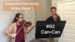 Essential Elements Violin Book 1 92 CanCan [upl. by Guimar]