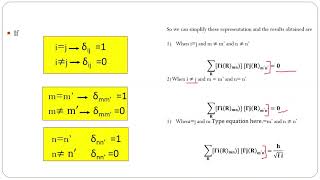 Great Orthogonality Theorem GOT and its consequences [upl. by Eenoj]