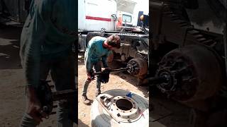 Wheel hub greasing and fitting complete video mechanic short [upl. by Siri]