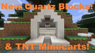 Minecraft  Mojang News Quartz Blocks TNT Minecarts amp Mob Naming [upl. by Asirac233]