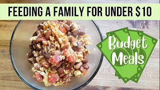 Budget Meals Beans amp Rice [upl. by Enoob]