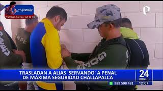 Alias “Servando” es trasladado al penal de máxima seguridad de Challapalca [upl. by Selrhc]