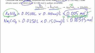 Stoichiometry in Aqueous Solutions Part 5 [upl. by Ynaffi]